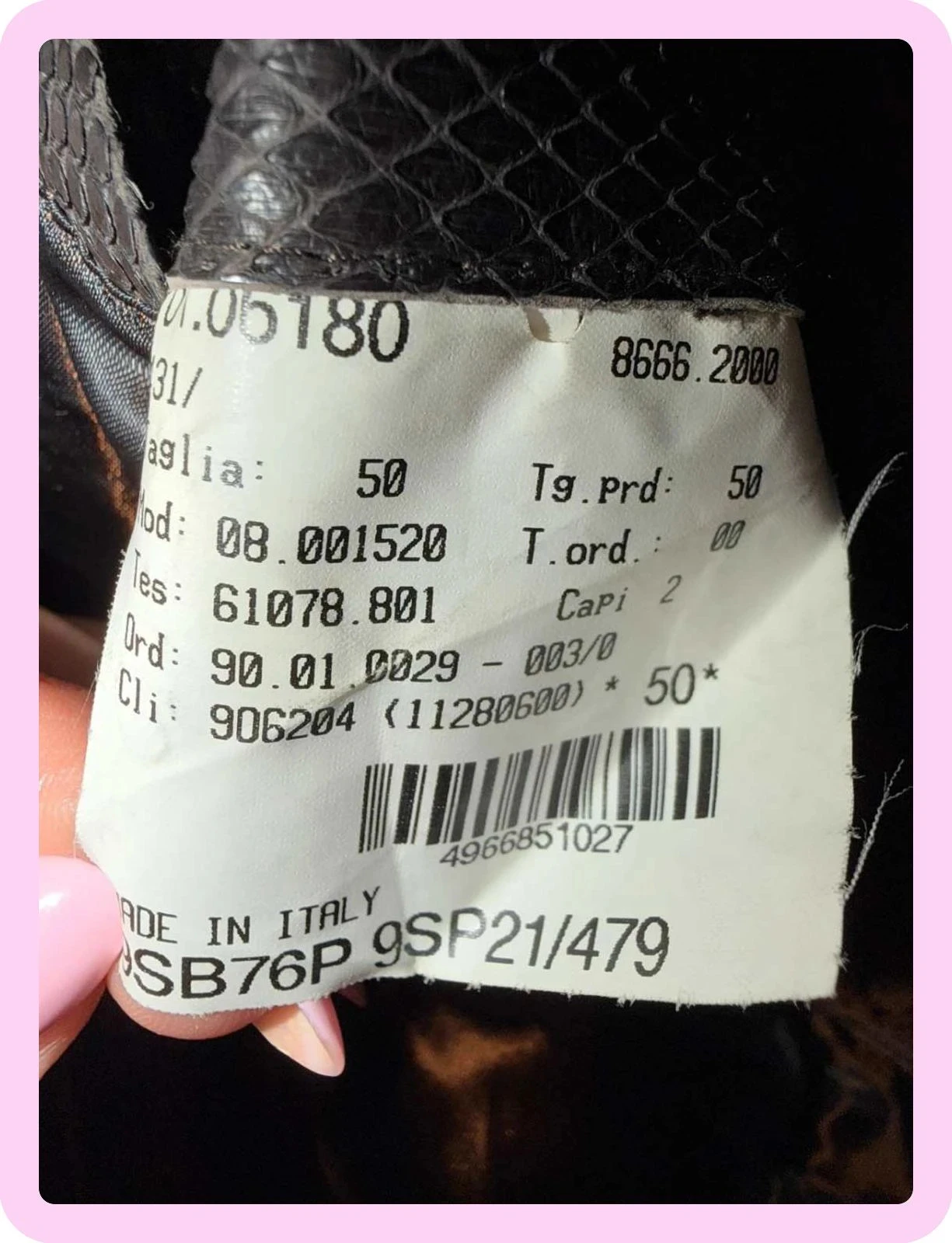 Casaco de couro modelo raro original Giorgio Armani tamanho xl – photo 17